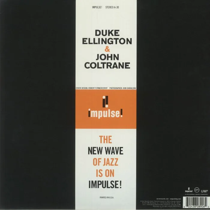 Back cover — Duke ELLINGTON / JOHN COLTRANE — Duke Ellington & John Coltrane (Acoustic Sounds Series) (remastered)