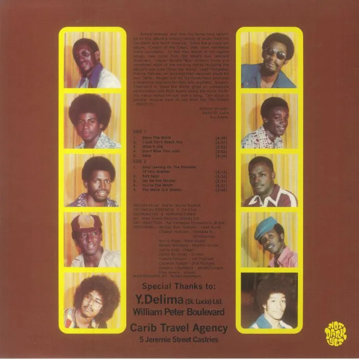Обратная сторона обложки — BOO & THE TRU TONES — Show The World (reissue)
