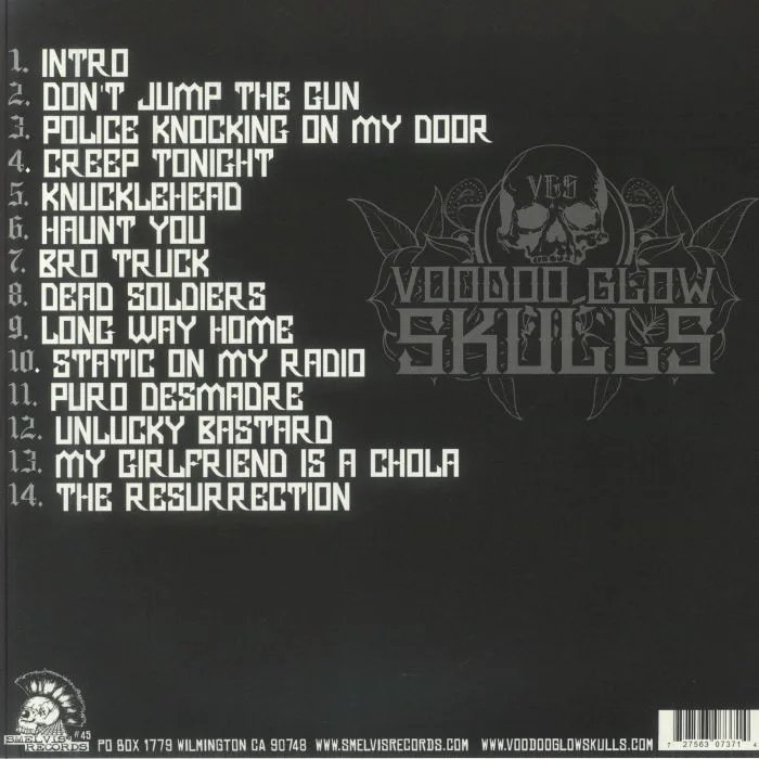 Back cover — VOODOO GLOW SKULLS — Break The Spell (reissue)