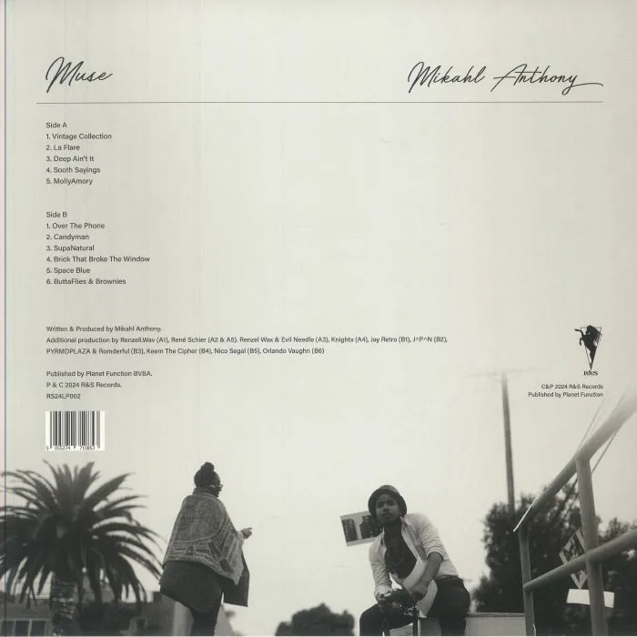 Back cover — Mikahl ANTHONY — Muse