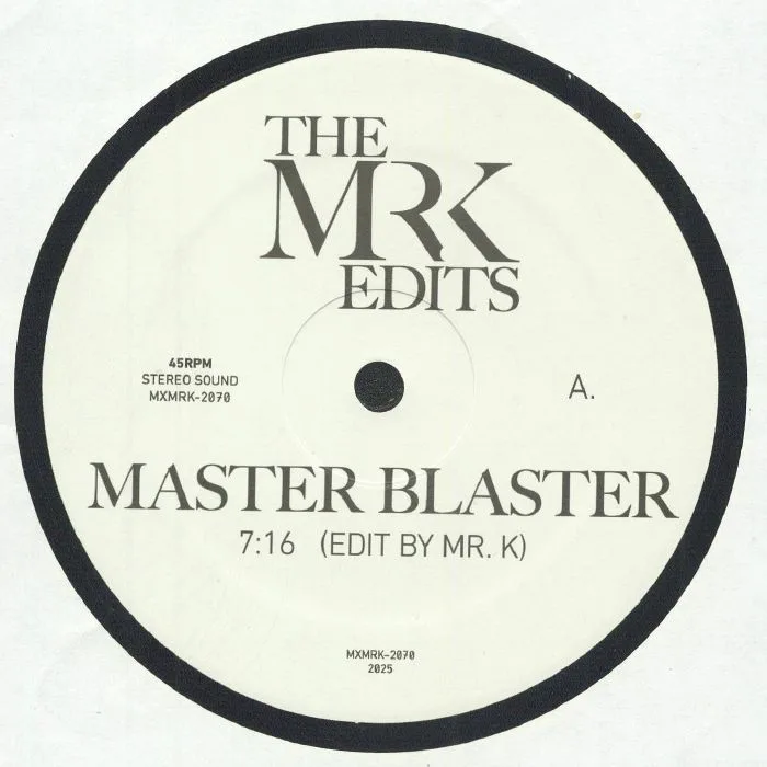 Лицевая сторона обложки — The MR K EDITS — Master Blaster