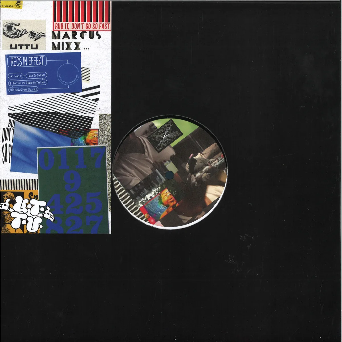 Front cover — Marcus Mixx — Rub It Don't Go So Fast