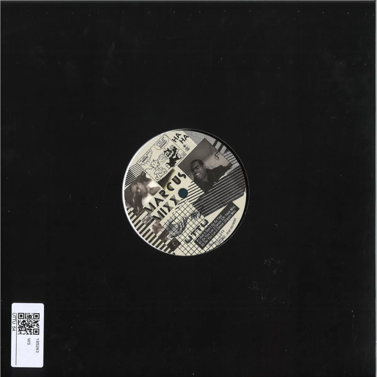Back cover — Marcus Mixx — Rub It Don't Go So Fast