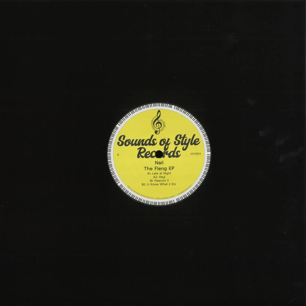 Back cover — Nail — The Fleng EP