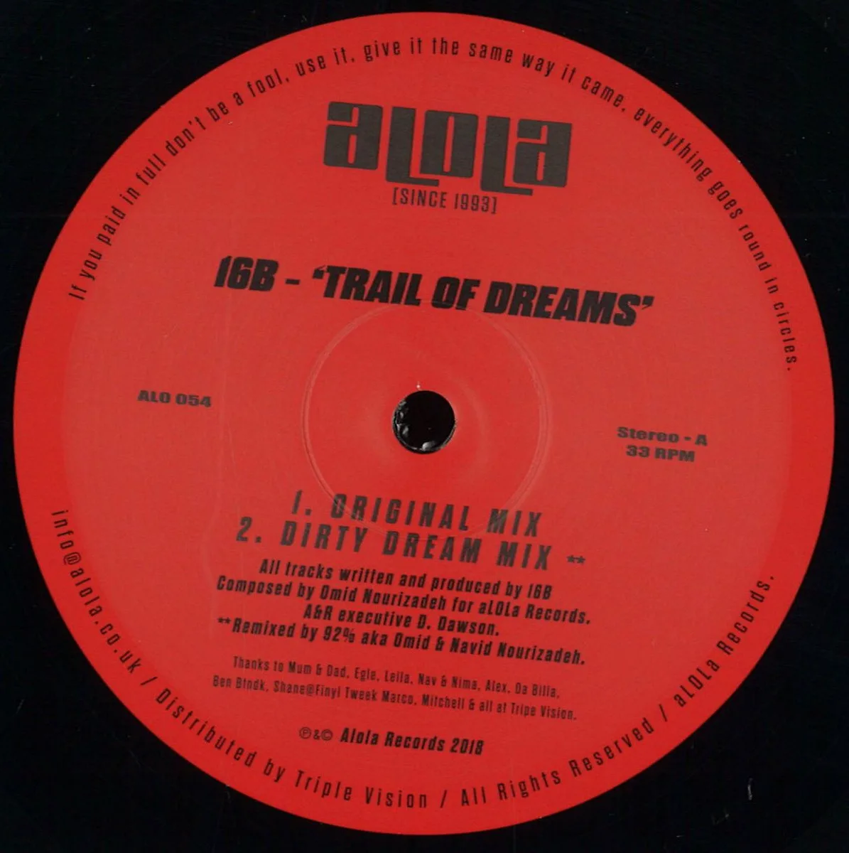 16B — Trail Of Dreams
