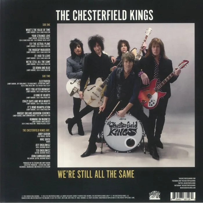 Обратная сторона обложки — The CHESTERFIELD KINGS — We're Still All The Same