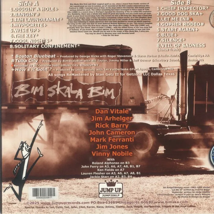 Обратная сторона обложки — BIM SKALA BIM — Best Of Bim Vol 1 1980's