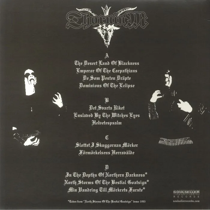 Back cover — THORNIUM — Dominions Of The Eclipse (reissue)