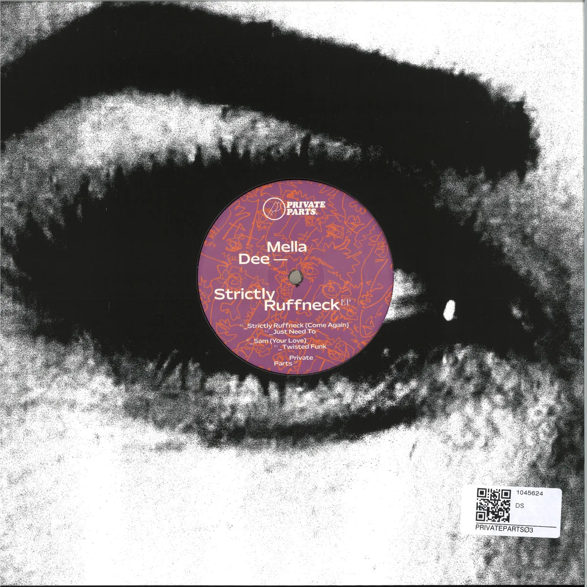 Обратная сторона обложки — Mella Dee — Strictly Ruffneck EP
