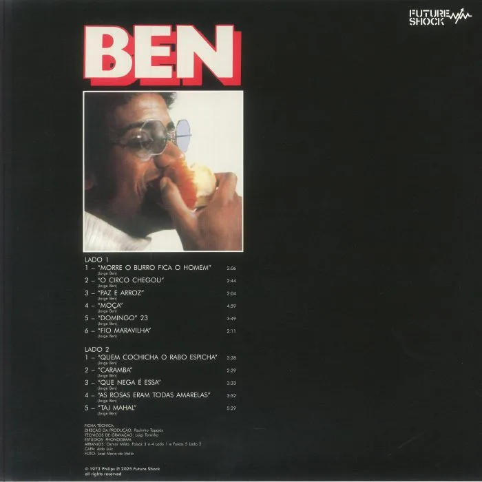 Back cover — Jorge BEN — Ben