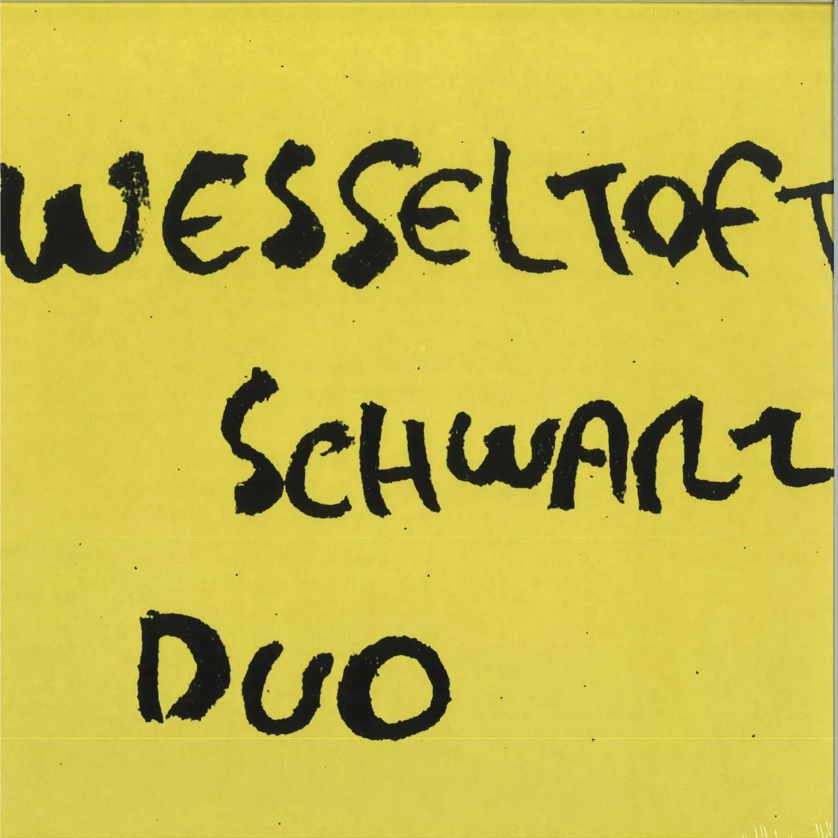 Лицевая сторона обложки — Bugge Wessseltoft & Henrik Schwarz — Duo LP