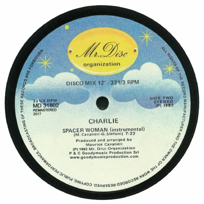 Обратная сторона обложки — Charlie — Spacer Woman