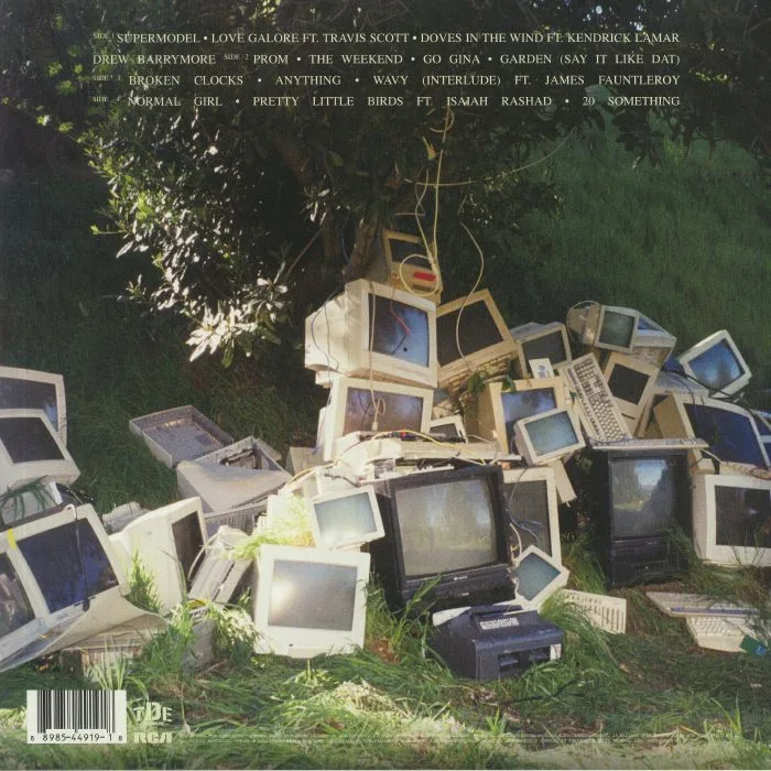 Back cover — SZA — CTRL
