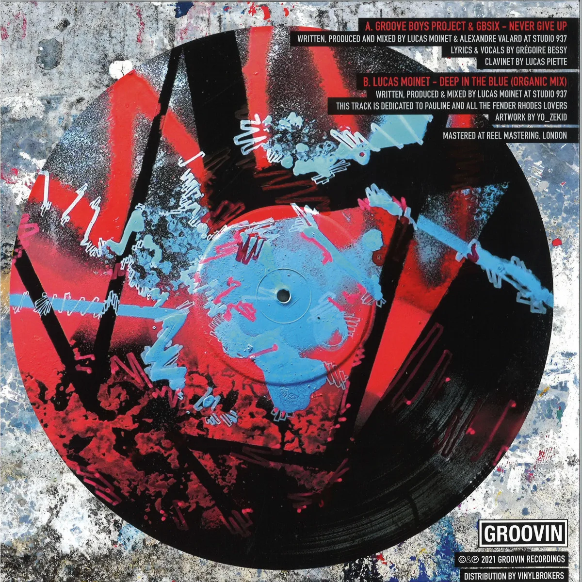 Back cover — Groove Boys Project — Studio 937 Cuts