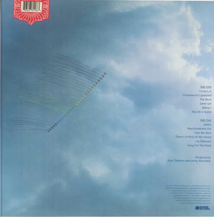 Back cover — Randy NEWMAN — Trouble In Paradise (reissue)
