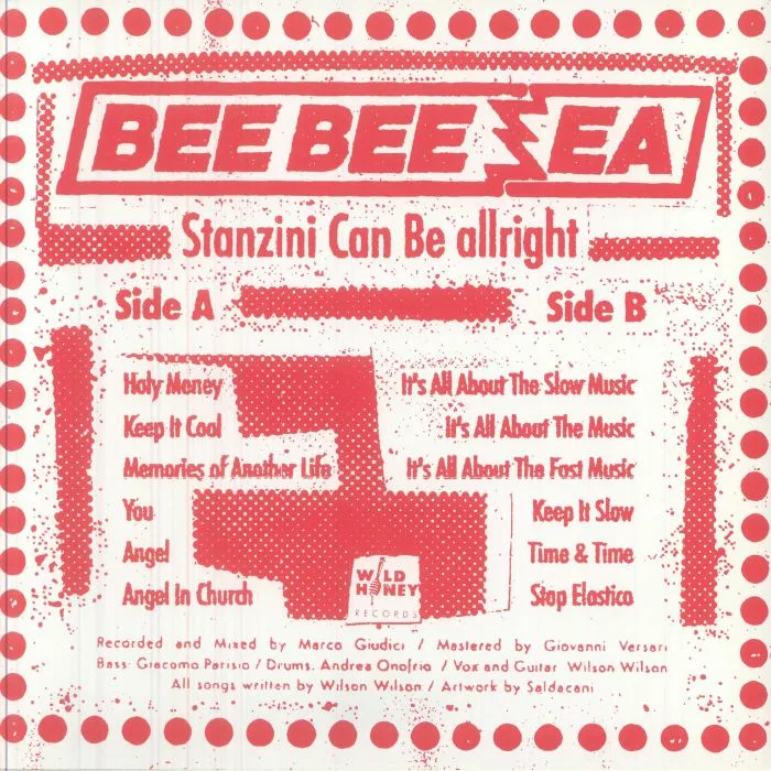 Back cover — BEE BEE SEA — Stanzini Can Be Allright
