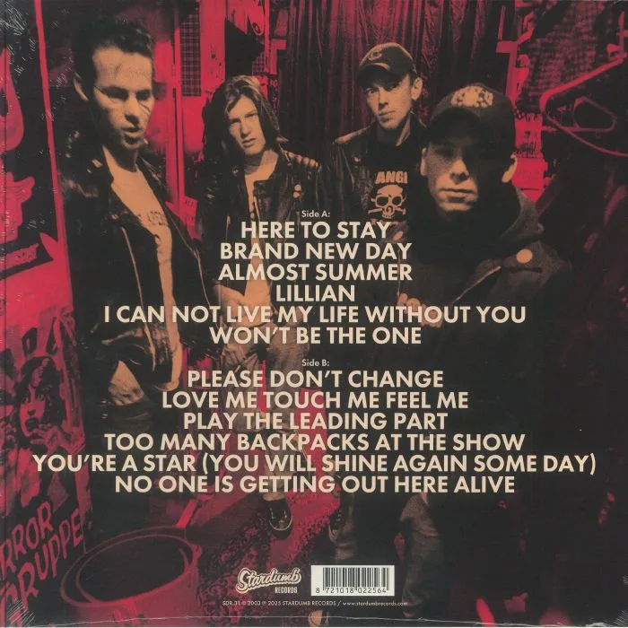 Back cover — The APERS — The Buzz Electric (reissue)