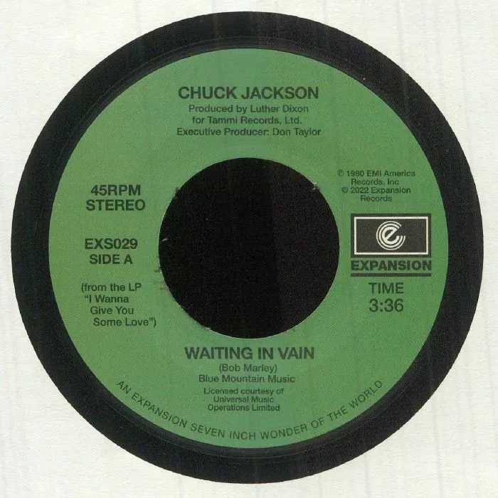 Front cover — Chuck JACKSON — Waiting In Vain
