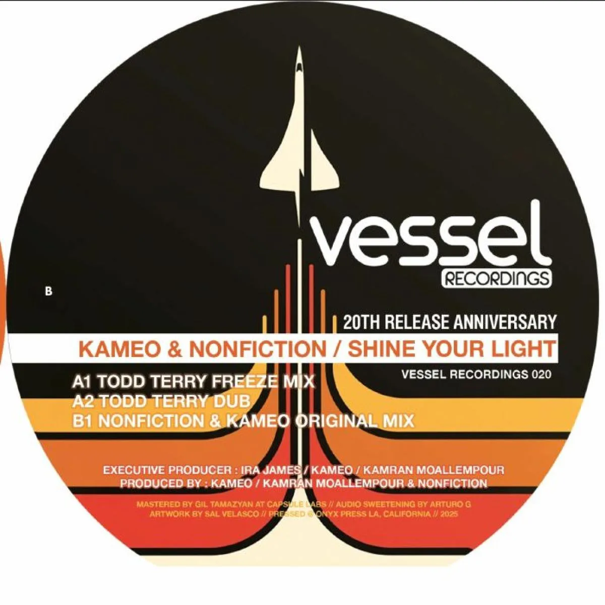 Front cover — Kameo / Nonfiction — Shine Your Light (Todd Terry remixes) LP 2x12"