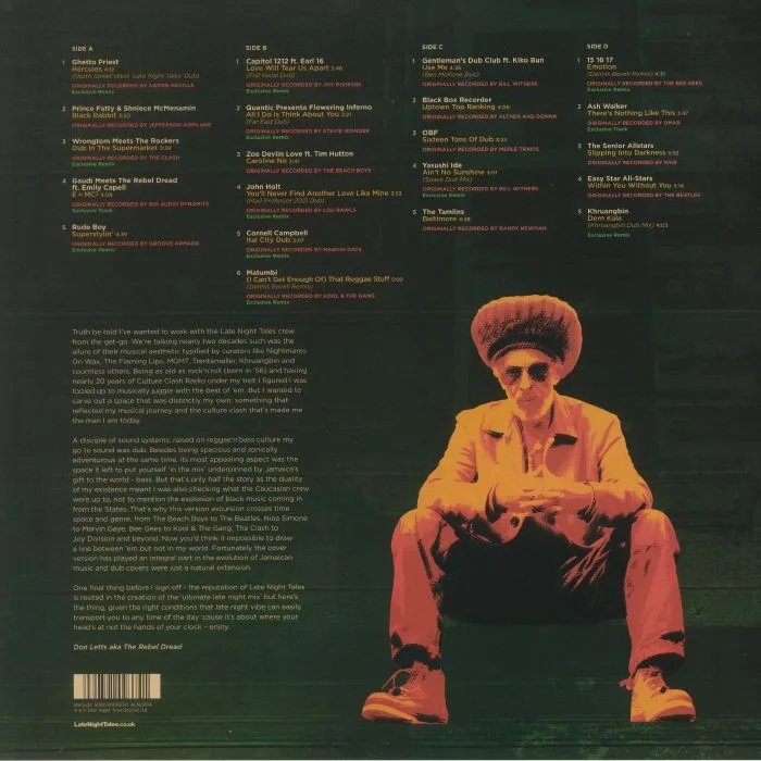 Обратная сторона обложки — Don LETTS / VARIOUS — Version Excursion