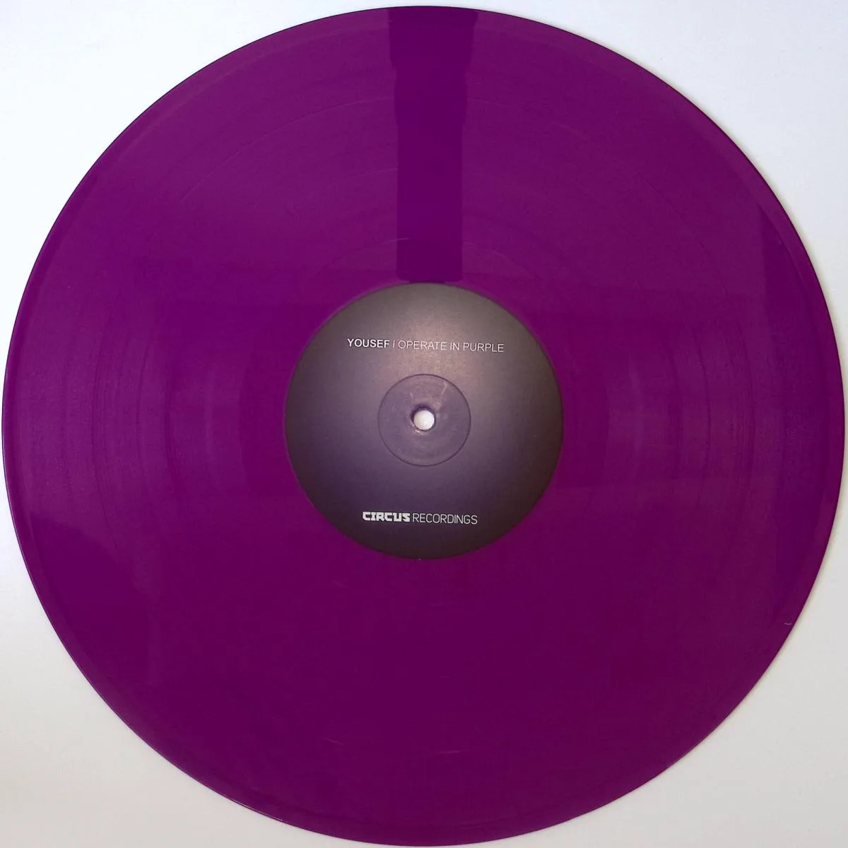 Лицевая сторона обложки — Yousef — I Operate In Purple - Album Sampler LP