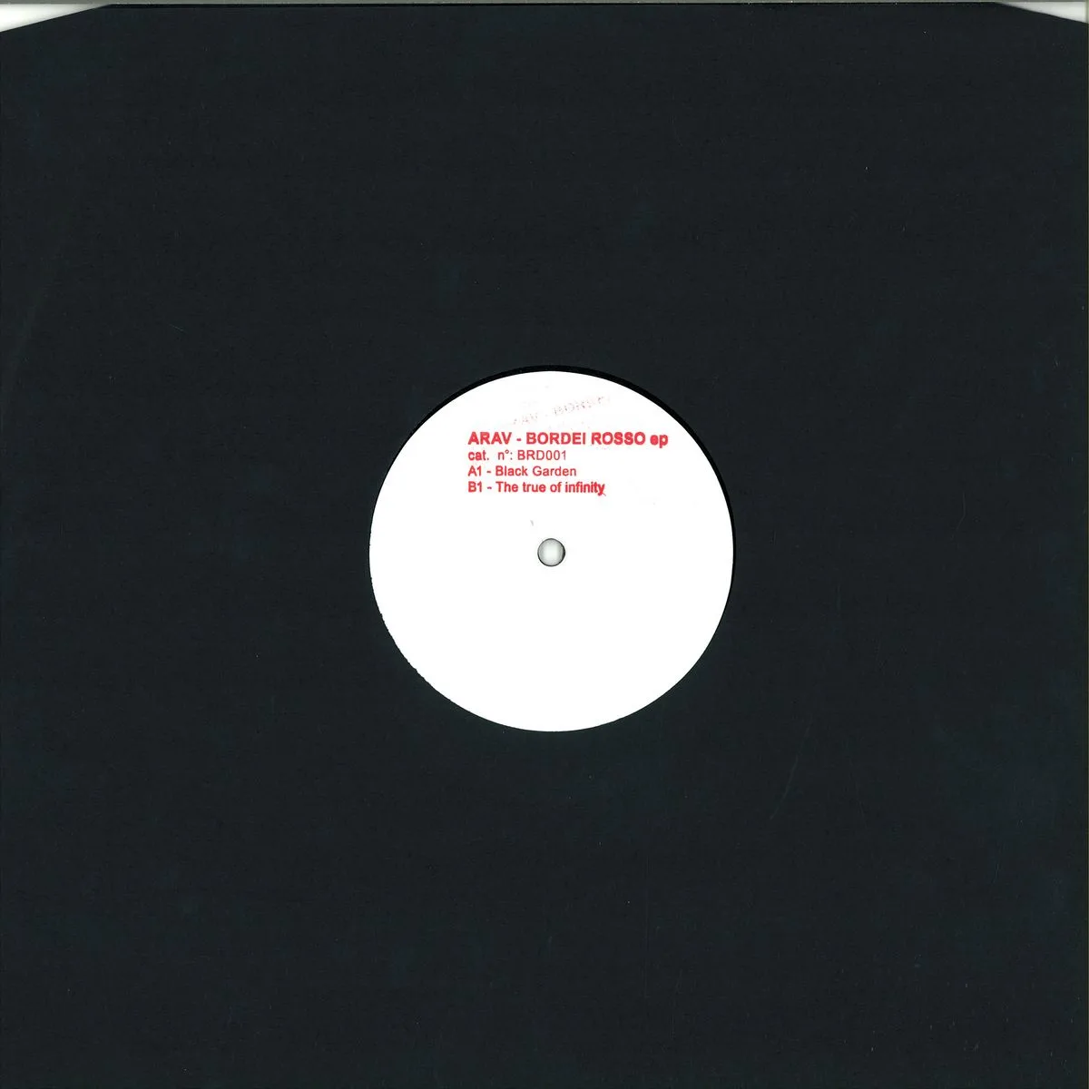Back cover — Arav — Bordei Rosso Ep