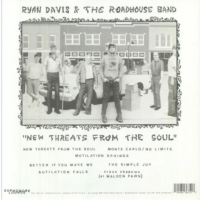 Обратная сторона обложки — Ryan DAVIS & THE ROADHOUSE BAND — New Threats From The Soul (B-STOCK)