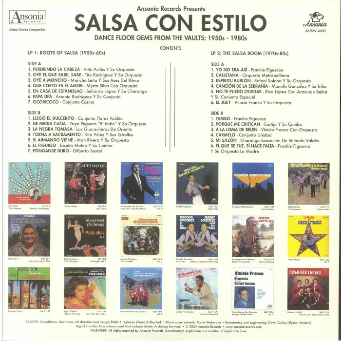 Back cover — VARIOUS — Salsa Con Estilo (Deluxe Edition)