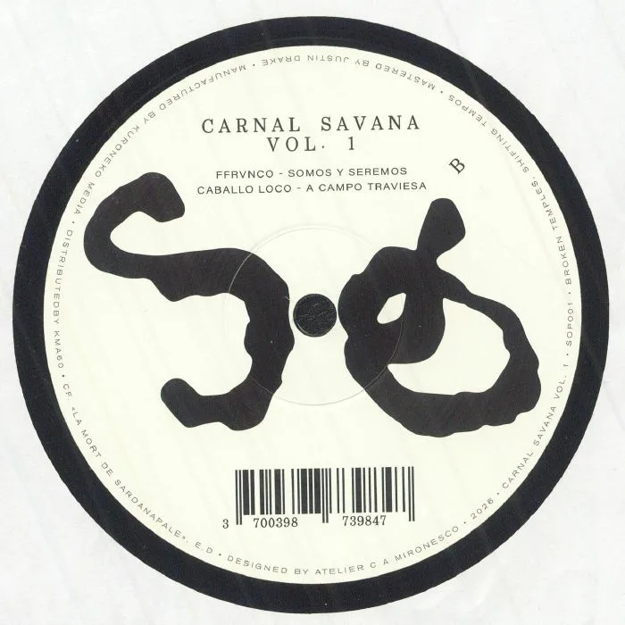 Обратная сторона обложки — KARABA / ROSS MVNRO / FFRVNCO / CABALLO LOCO — Carnal Savana Vol 1