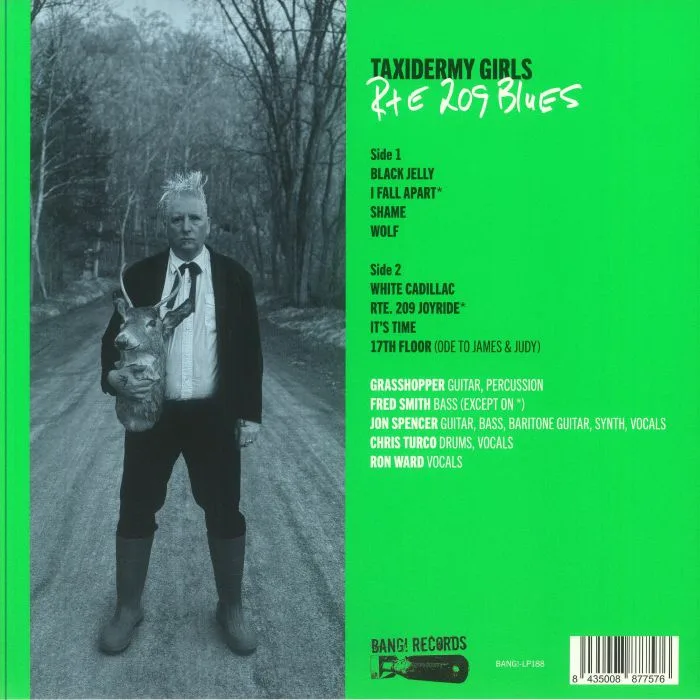 Back cover — TAXIDERMY GIRLS — Rte 209 Blues