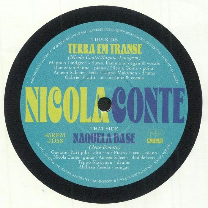 Front cover — Nicola CONTE — Terra Em Trasse (Record Store Day RSD 2026)