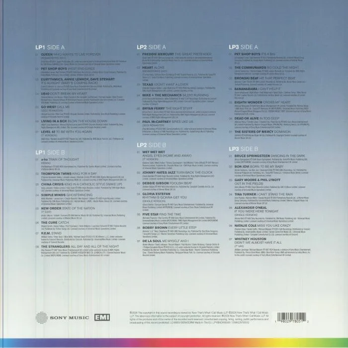 Back cover — VARIOUS — NOW Yearbook 1985-1989: The Final Chapter