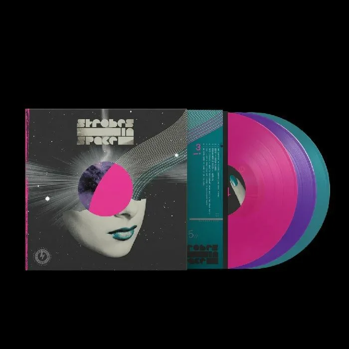 Front cover — VARIOUS — Strobes In Space: Indie Sleaze Nu Rave & Future Disco 2000-2009