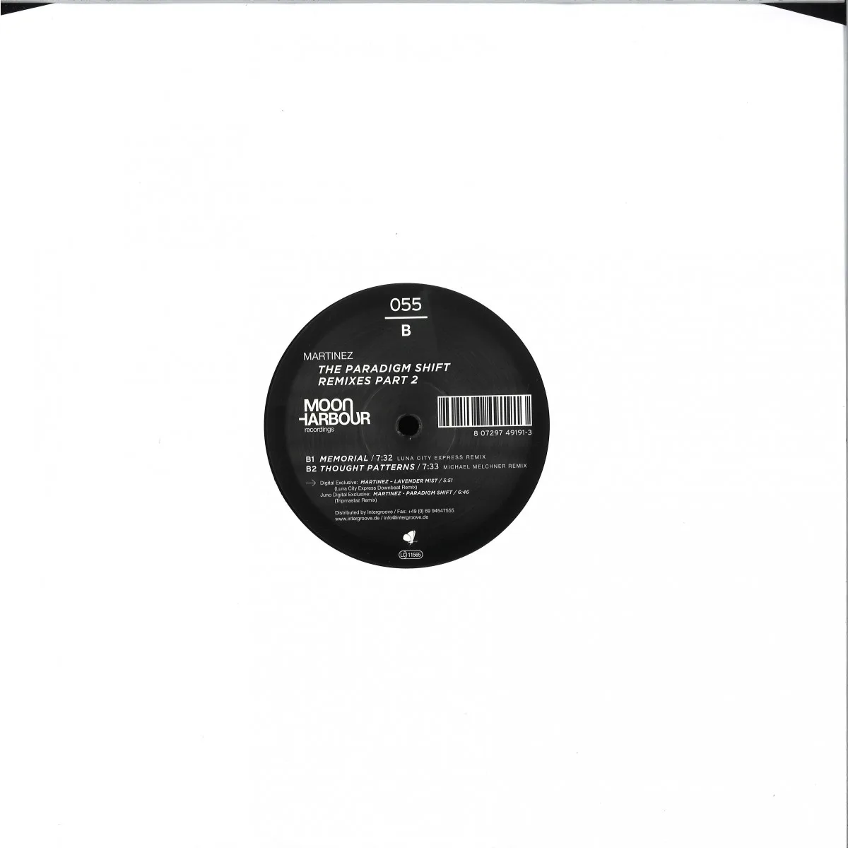 Back cover — Martinez — *2* The Paradigm Shift Remixes Part (no cover)