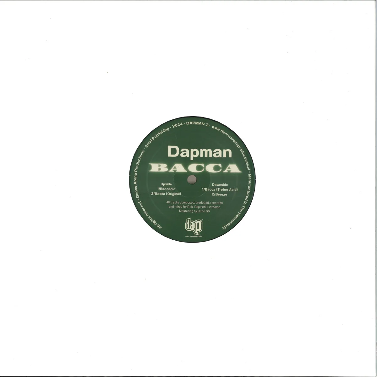 Back cover — Dapman — Bacca