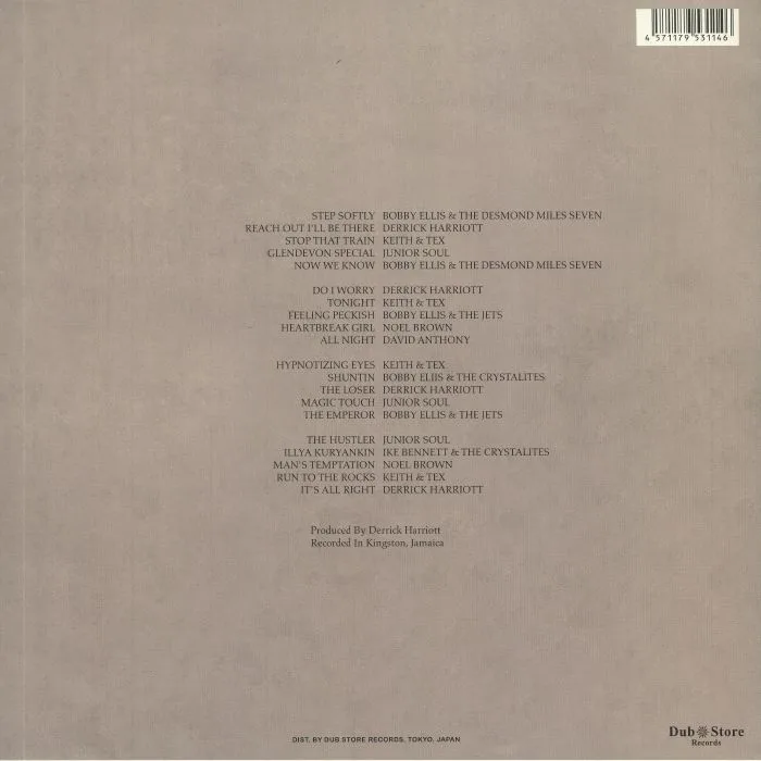 Back cover — Derrick HARRIOTT / VARIOUS — Rock Steady 1966-1969