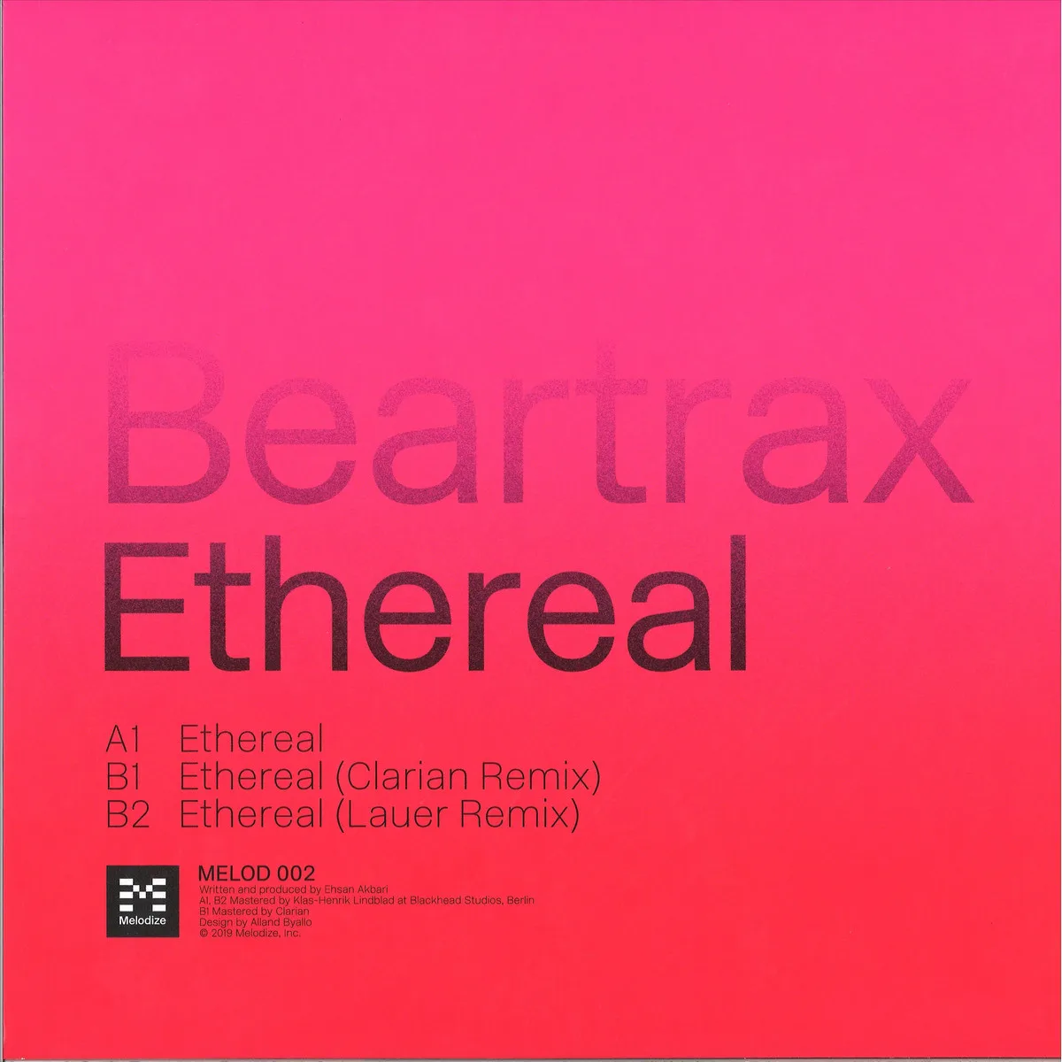 Обратная сторона обложки — Beartrax — Ethereal