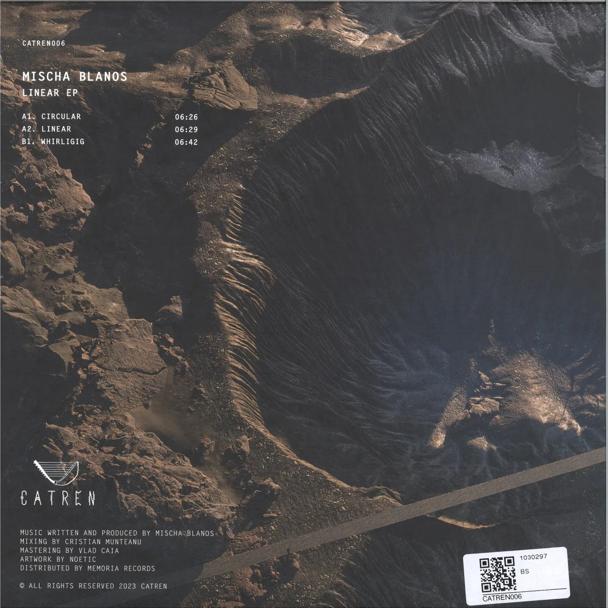 Back cover — Mischa Blanos — Linear