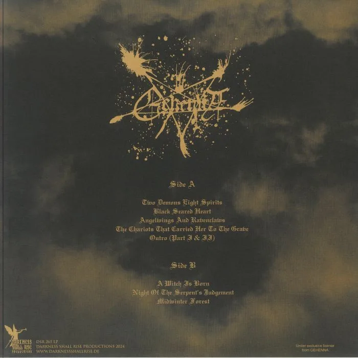 Back cover — GEHENNA — Black Seared Heart