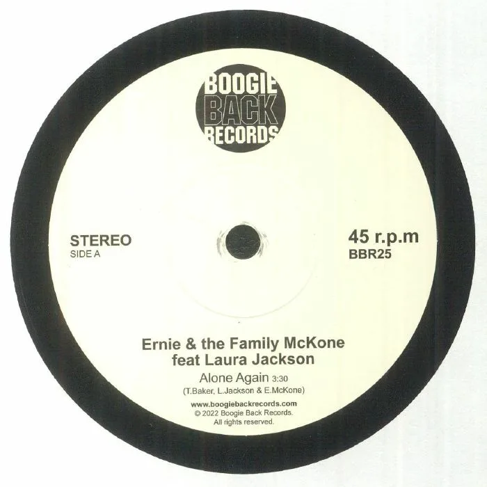 ERNIE & THE FAMILY McKONE feat LAURA JACKSON — Alone Again