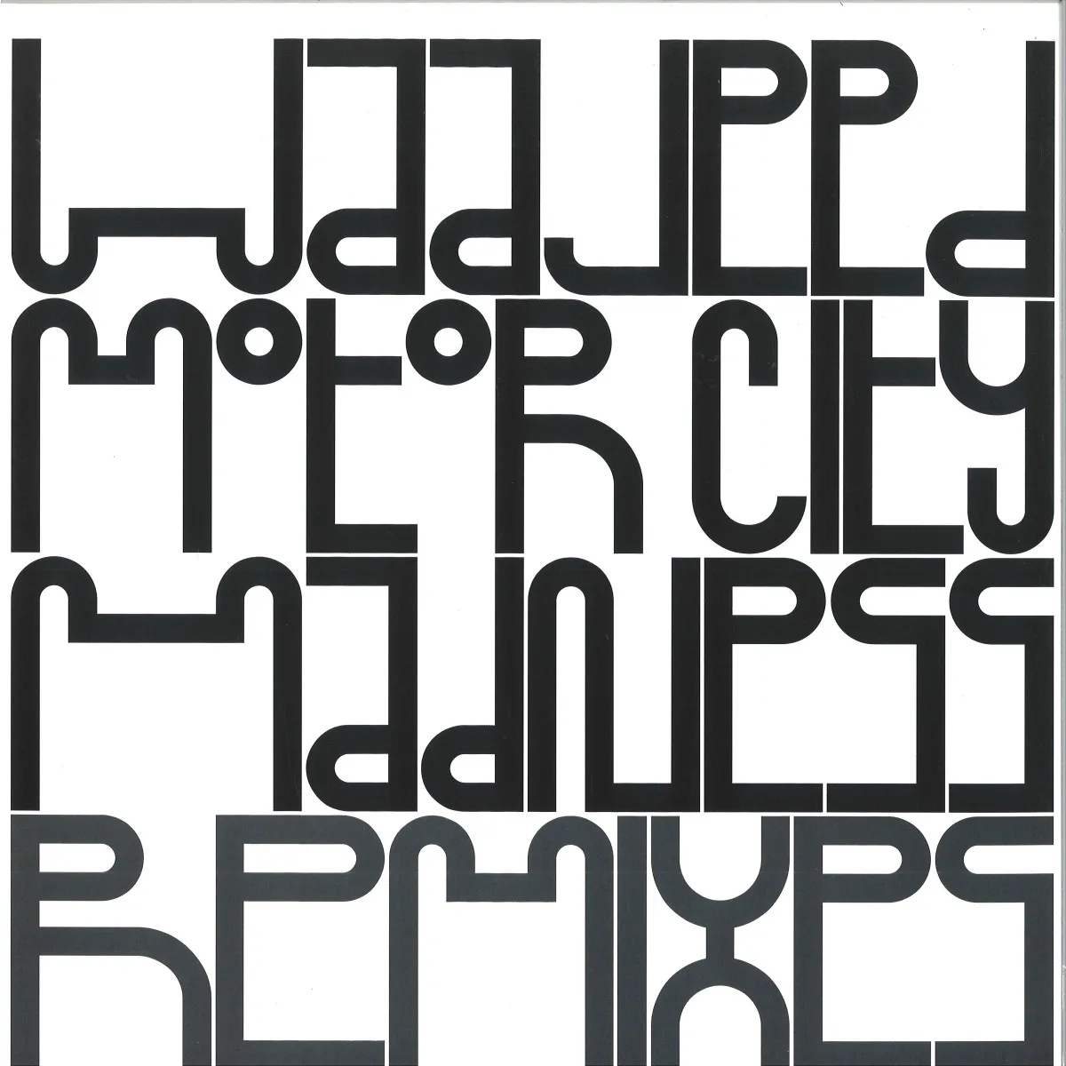 Лицевая сторона обложки — Waajeed — Motor City Madness (Remixes)