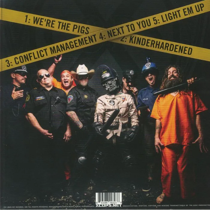 Back cover — X COPS — XCAB