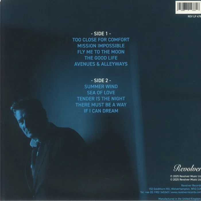 Back cover — Tony HADLEY — If I Can Dream