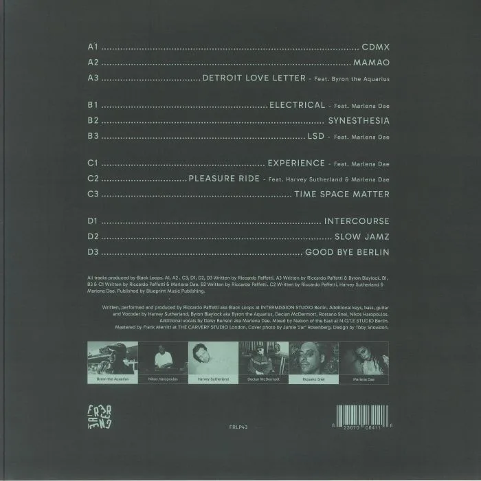 Back cover — BLACK LOOPS — Always Moving