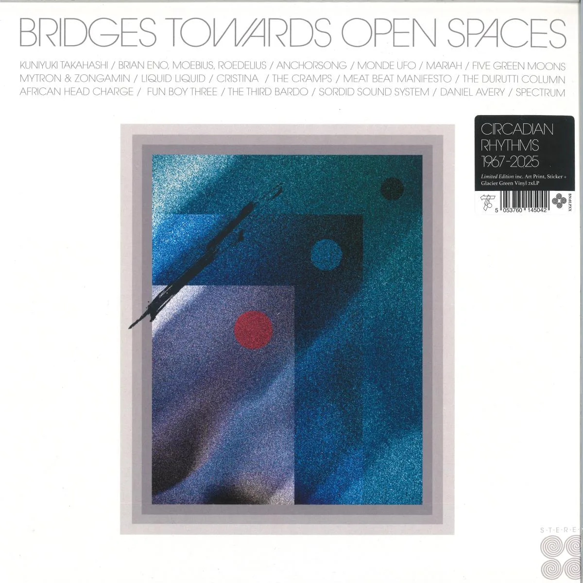 Обратная сторона обложки — Various — Bridges Towards Open Spaces: Circadian Rhythms 1967-2025 (2x12")