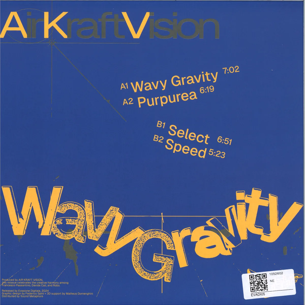 Обратная сторона обложки — Air Kraft Vision — Wavy Gravity