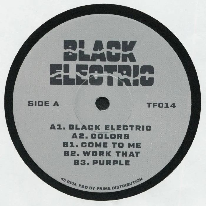 Лицевая сторона обложки — BLACK ELECTRIC aka KARL FULTZ — Black Electric