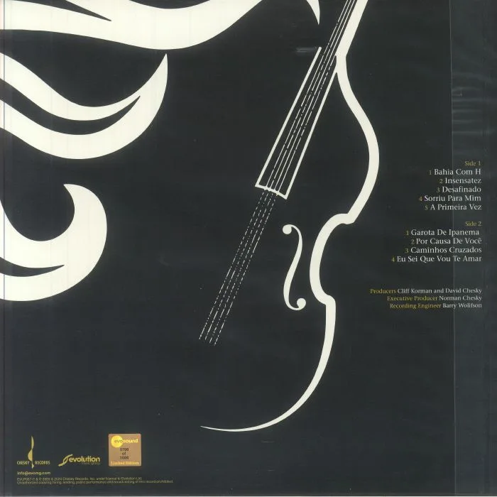 Back cover — Ron CARTER / ROSA PASSOS — Entre Amigos (Record Store Day Black Friday RSD 2024)