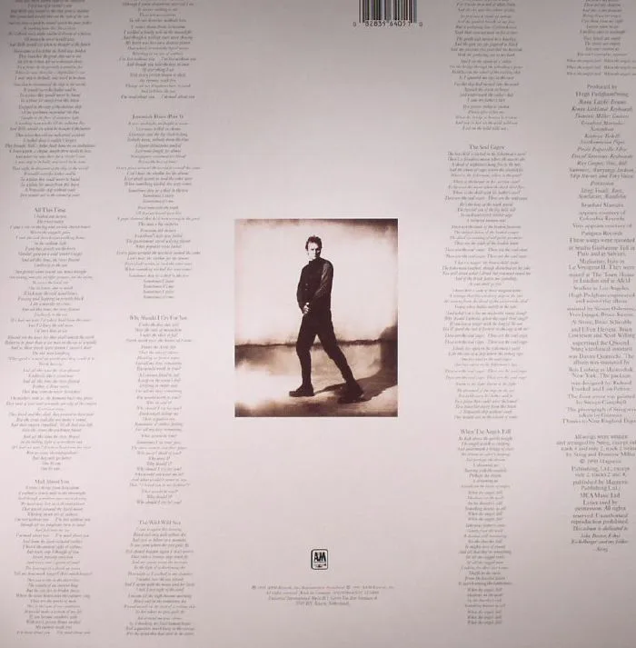 Back cover — STING — The Soul Cages (remastered)