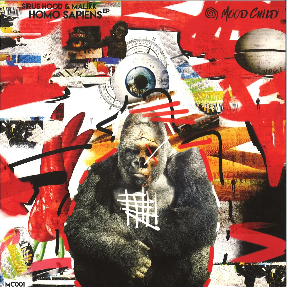 Back cover — Sirus Hood & Malikk — Homo Sapiens EP